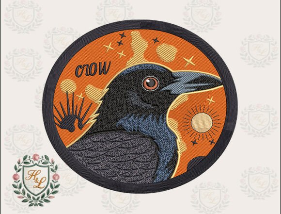 Bird Crow Aesthetic Embroidery Files