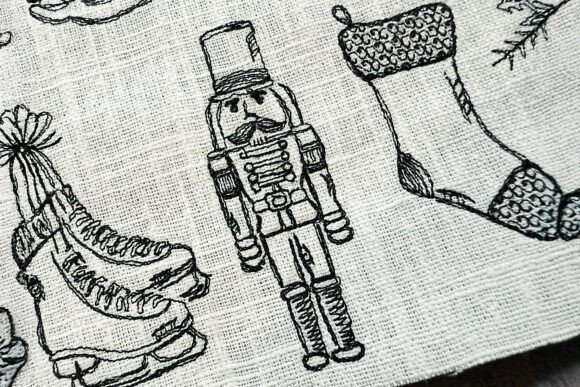 Christmas Nutcracker Machine Embroidery
