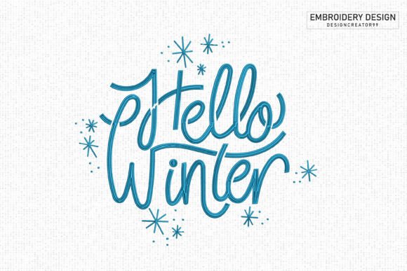 Hello Winter Embroidery
