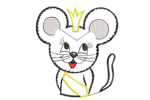 Little Mouse Embroidery Design