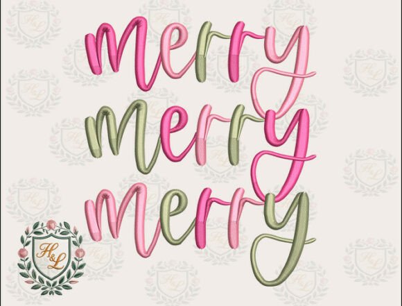 Merry Merry Merry Embroidery Files