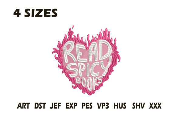 Read Spicy Books Embroidery