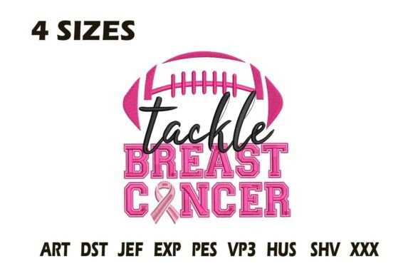 Tackle Breast Cancer Embroidery